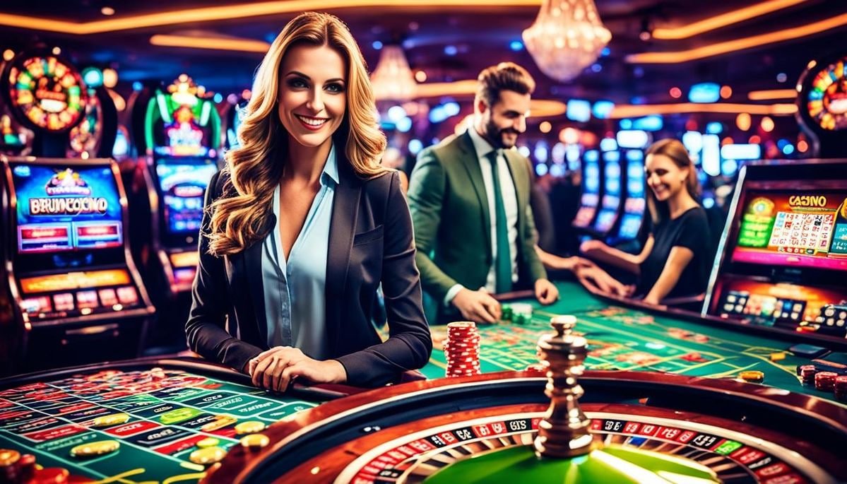 Baccarat live table with three betting positions and shoe cards